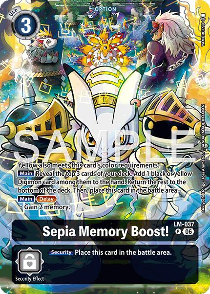 Sepia Memory Boost! LM-037 [ Inglese / Giapponese ]