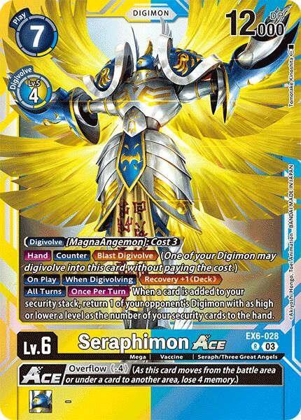 Seraphimon Ace EX6-028 [ Inglese / Giapponese ]