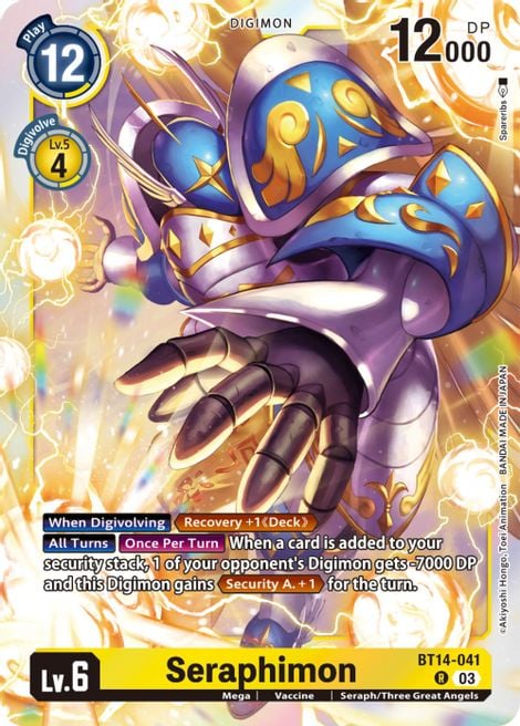 Seraphimon BT14-041 [ Inglese / Giapponese ]