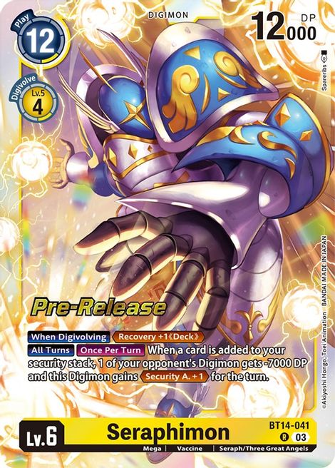 Seraphimon BT14-041 [ Inglese / Giapponese ]