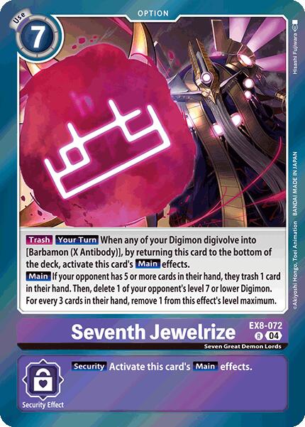 Seventh Jewelrize EX8-072 [ Inglese / Giapponese ]