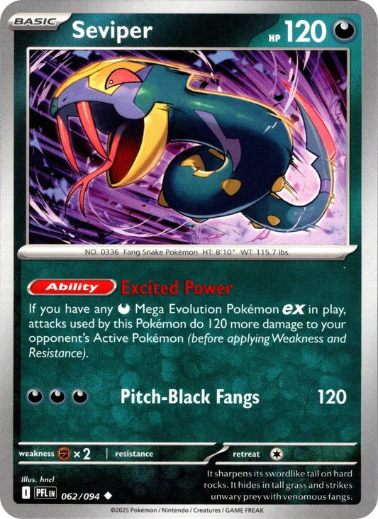 Seviper - Fiamme Spettrali 062/094 [ Italiano / Inglese ]
