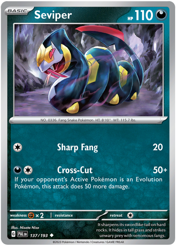 Seviper - Evoluzioni a Paldea 137/193 [ Italiano ]