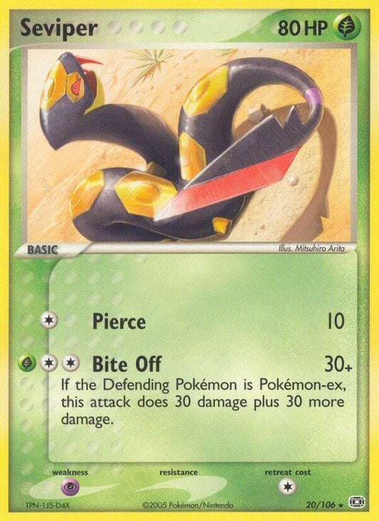 Seviper - EX Smeraldo 20/106 [ Italiano / Inglese ]