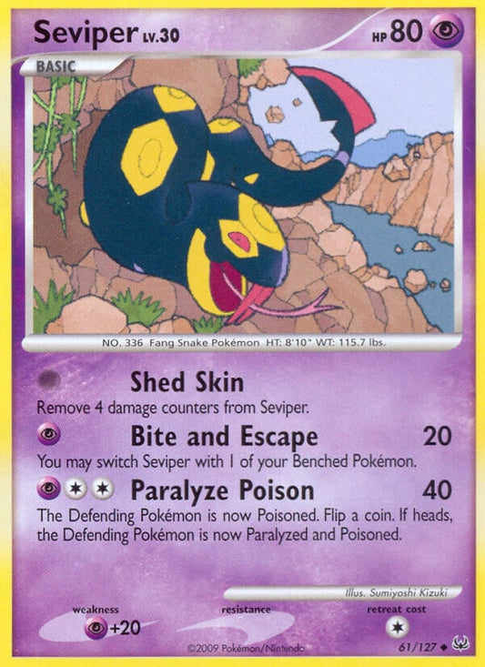 Seviper Lv.30 - Platino 061/127 [ Italiano / Inglese ]