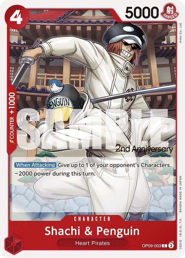 Shachi & Penguin OP09-003 [ Inglese / Giapponese / Francese / Cinese Semplificato ]