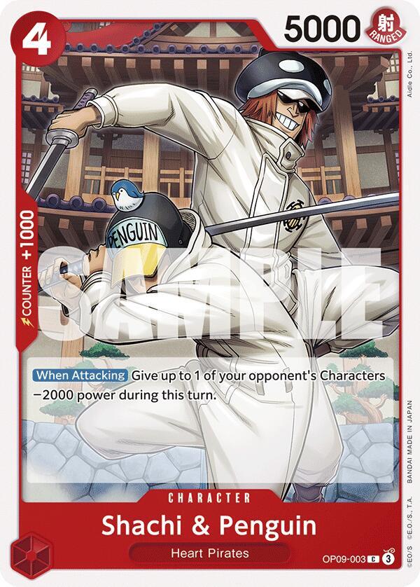 Shachi & Penguin OP09-003 [ Inglese / Giapponese / Francese / Cinese Semplificato ]