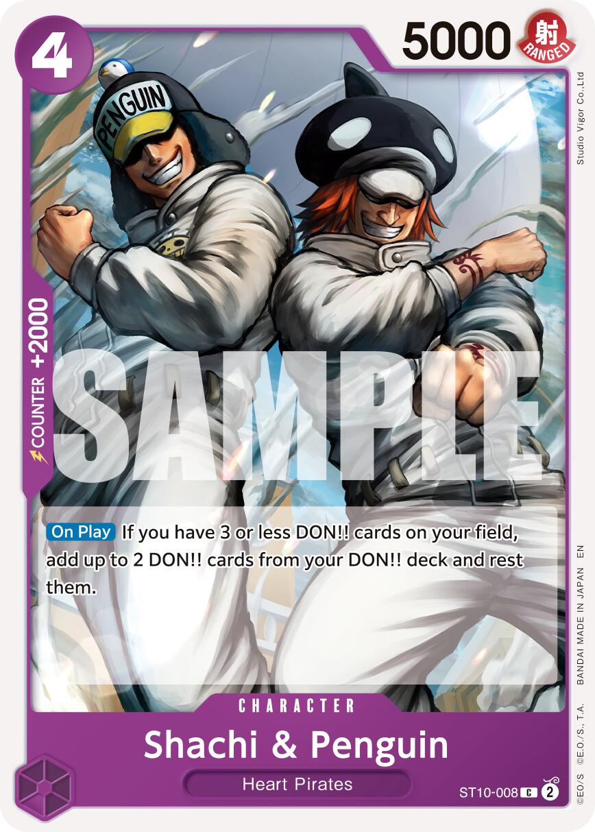 Shachi & Penguin ST10-008 [ Inglese / Giapponese / Francese / Cinese Semplificato ]