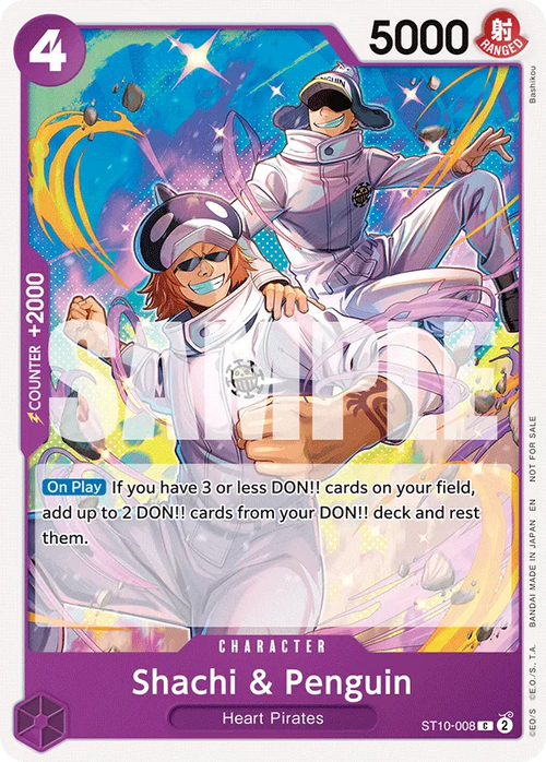 Shachi & Penguin ST10-008 [ Inglese / Giapponese / Francese / Cinese Semplificato ]