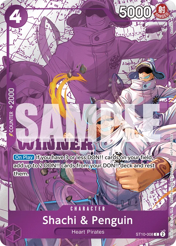 Shachi & Penguin ST10-008 [ Inglese / Giapponese / Francese / Cinese Semplificato ]