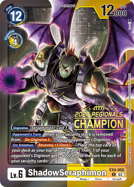 ShadowSeraphimon EX4-050 [ Inglese / Giapponese ]
