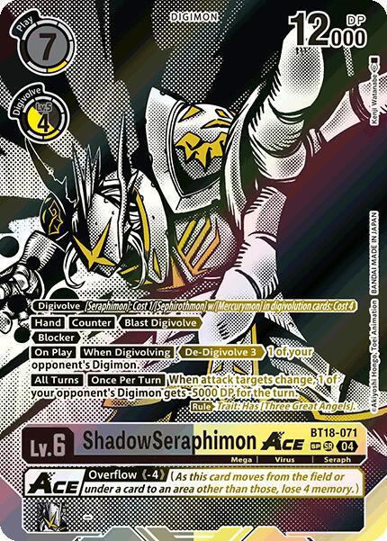 ShadowSeraphimon Ace BT18-20 [ Inglese / Giapponese ]