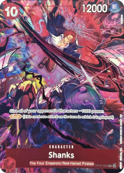 Shanks OP09-004 [ Inglese / Giapponese / Francese / Cinese Semplificato ]