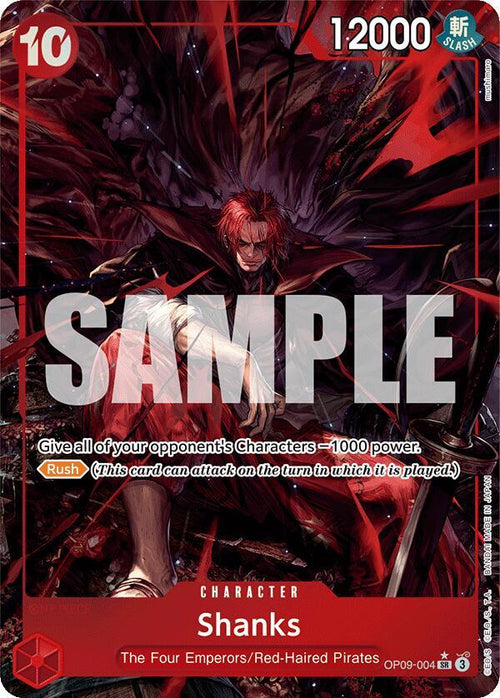 Shanks OP09-088 [ Inglese / Giapponese / Francese / Cinese Semplificato ]