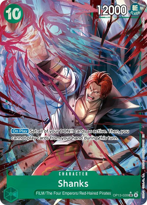 Shanks OP13-028 [ Inglese / Giapponese / Francese / Cinese Semplificato ]