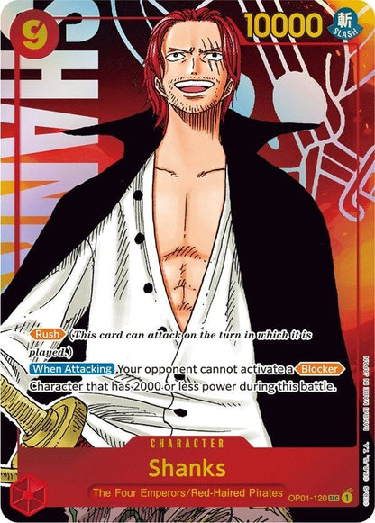 Shanks OP01-120 [ Inglese / Giapponese / Francese / Cinese Semplificato ]