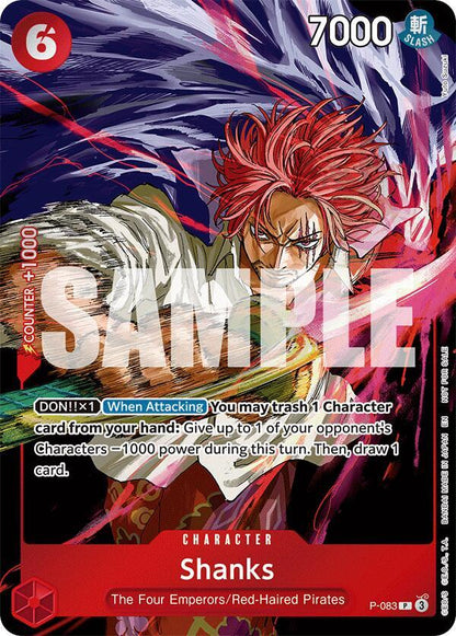 Shanks P-083 [ Inglese / Giapponese / Francese / Cinese Semplificato ]