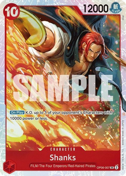 Shanks OP06-007 [ Inglese / Giapponese / Francese / Cinese Semplificato ]