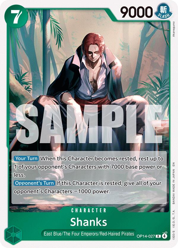 Shanks OP14-027 [ Inglese / Giapponese ]