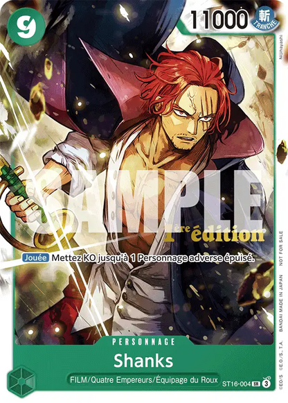 Shanks ST16-004 [ Inglese / Giapponese / Francese / Cinese Semplificato ]