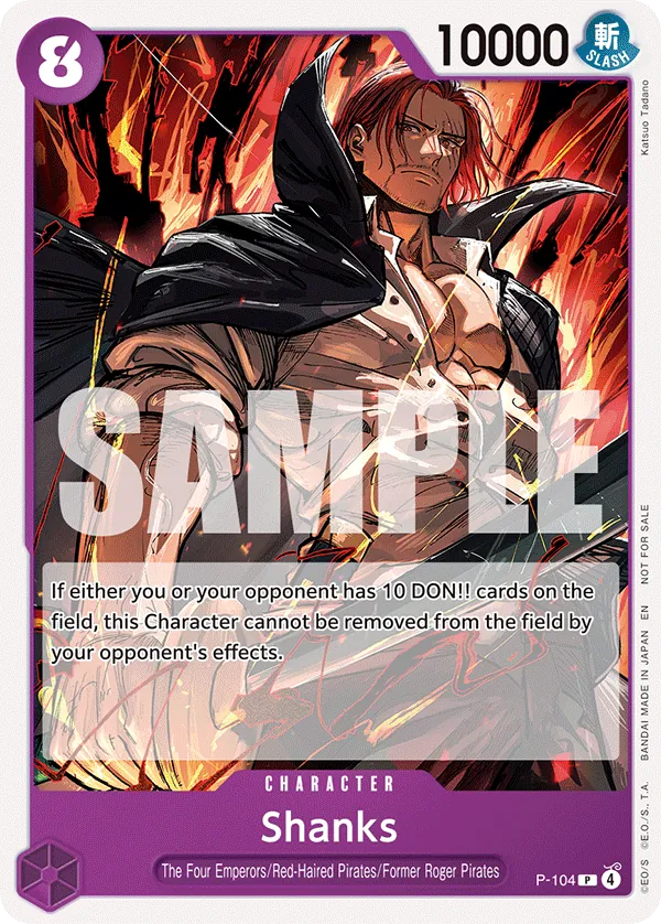 Shanks P-104 [ Inglese / Giapponese / Francese / Cinese Semplificato ]