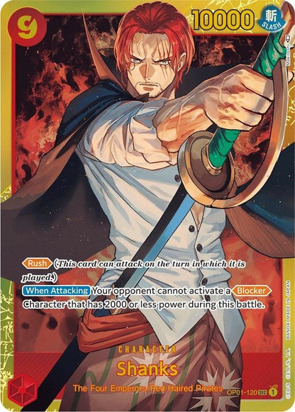Shanks OP01-120 [ Inglese / Giapponese / Francese / Cinese Semplificato ]