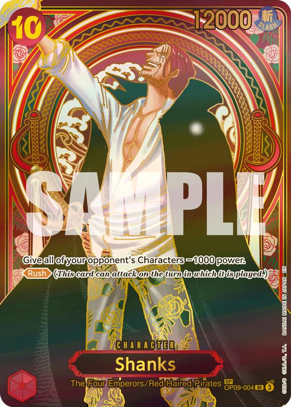 Shanks OP09-004 [ Inglese / Giapponese / Francese / Cinese Semplificato ]
