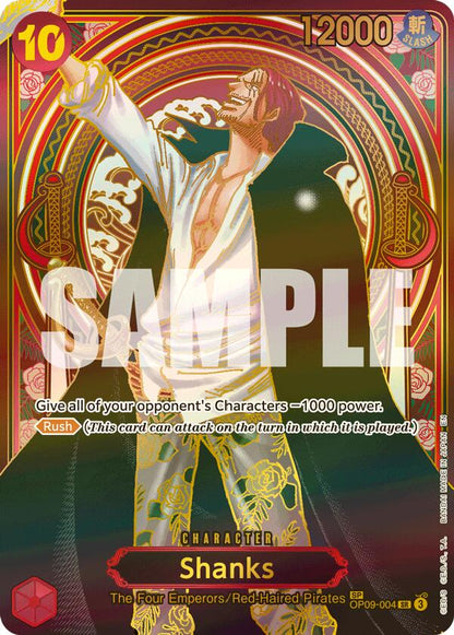 Shanks OP09-004 [ Inglese / Giapponese / Francese / Cinese Semplificato ]