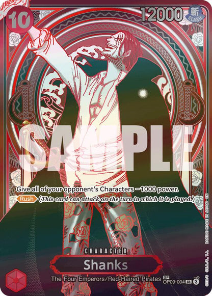 Shanks OP09-004 [ Inglese / Giapponese / Francese / Cinese Semplificato ]