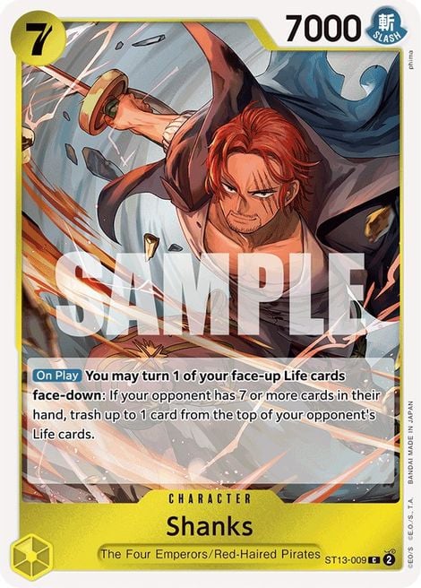 Shanks ST13-009 [ Inglese / Giapponese / Francese / Cinese Semplificato ]