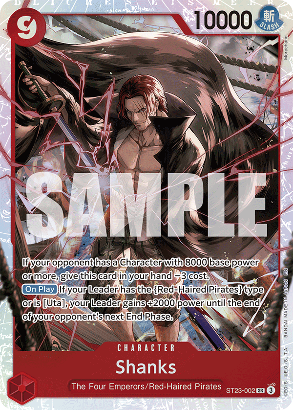 Shanks ST23-002 [ Inglese / Giapponese / Francese / Cinese Semplificato ]