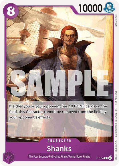 Shanks P-104 [ Inglese / Giapponese / Francese / Cinese Semplificato ]
