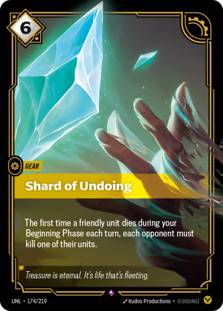 Shard of Undoing (RARE) [ Inglese / Cinese Semplificato ]