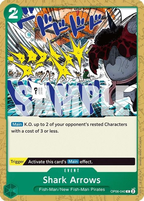 Shark Arrows OP06-040 [ Inglese / Giapponese / Francese / Cinese Semplificato ]
