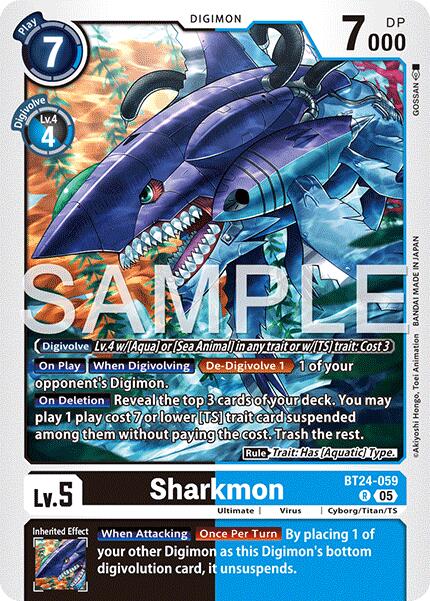 Sharkmon BT24-059 [ Inglese / Giapponese ]