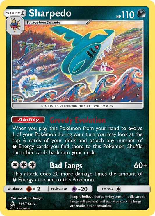 Sharpedo - Legami Inossidabili 111/214 [ Italiano / Inglese ]