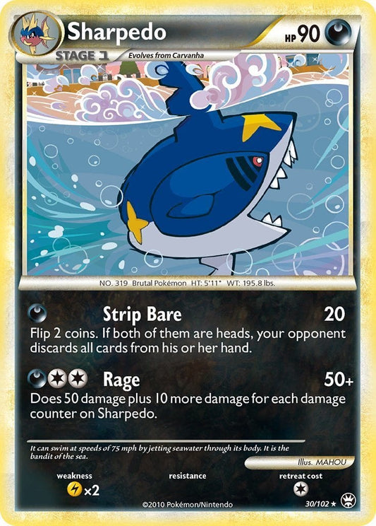 Sharpedo - Battaglie Trionfali 30/102 [ Italiano / Inglese ]