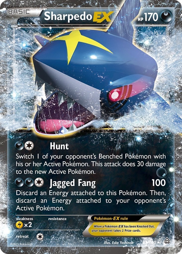 Sharpedo EX - Scontro Primordiale 91/160 [ Italiano / Inglese ]