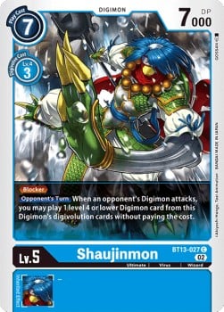 Shaujinmon BT13-027 [ Inglese / Giapponese ]