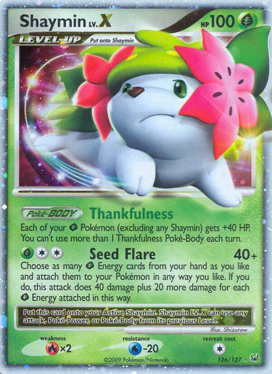 Shaymin Lv.X - Platino 126/127 [ Italiano / Inglese ]