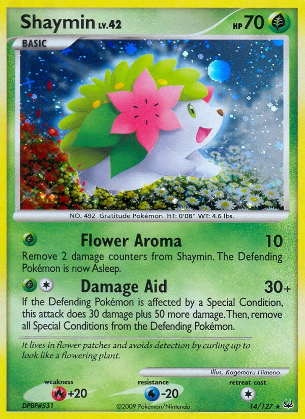 Shaymin Lv.42 - Platino 014/127 [ Italiano / Inglese ]