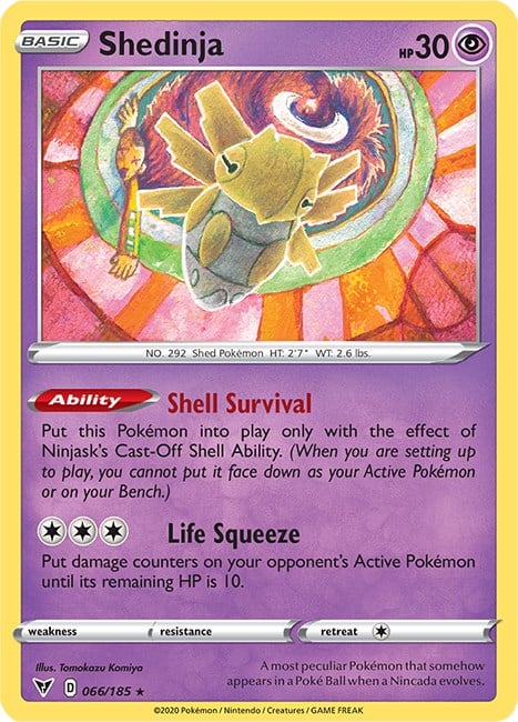 Shedinja - Voltaggio Sfolgorante 066/185 [ Italiano / Inglese ]