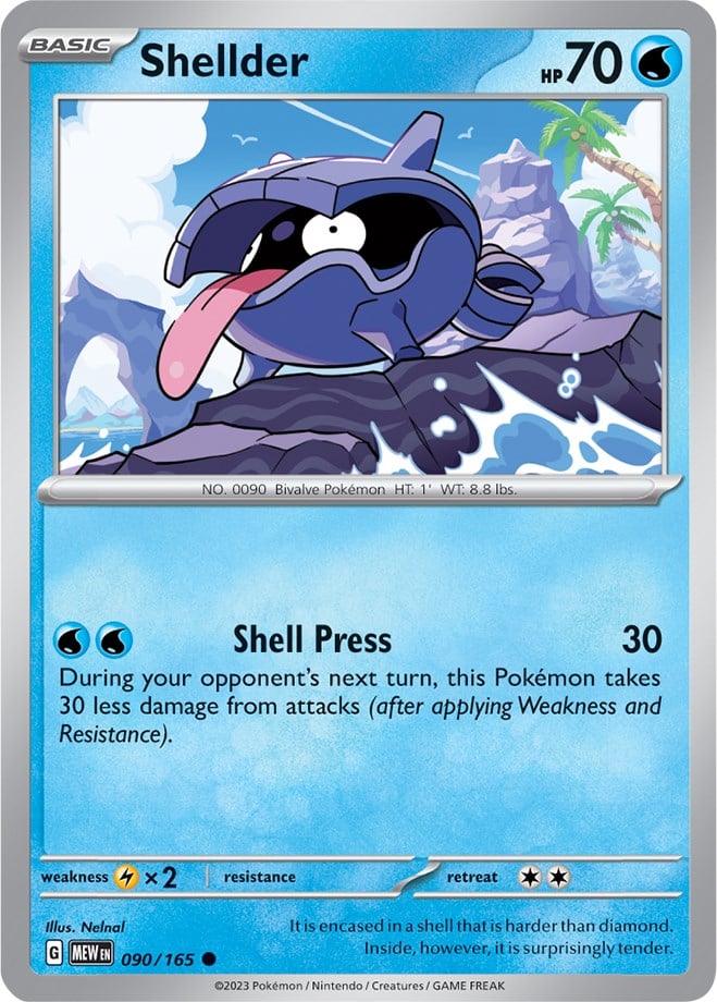 Shellder - 151 090/165 [ Italiano / Inglese ]