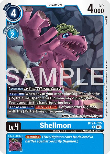 Shellmon BT24-025 [ Inglese / Giapponese ]
