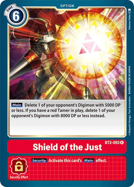 Shield of the Just BT2-093 [ Inglese / Giapponese ]