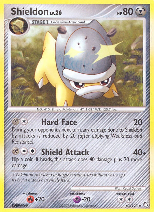 Shieldon Lv.26 - Tesori Misteriosi 63/123 [ Italiano / Inglese ]