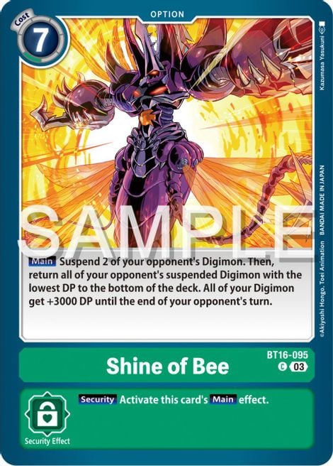 Shine of Bee BT16-095 [ Inglese / Giapponese ]
