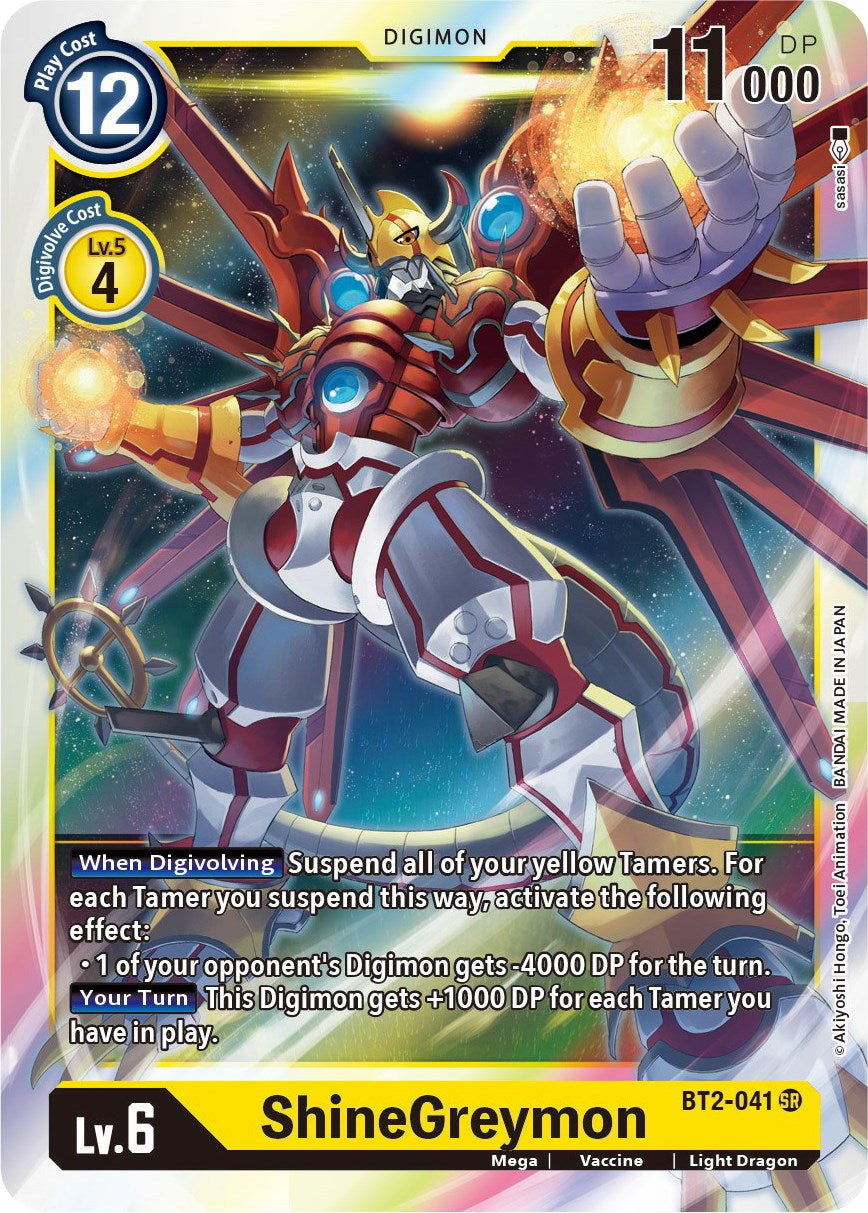 ShineGreymon BT2-041 [ Inglese / Giapponese ]