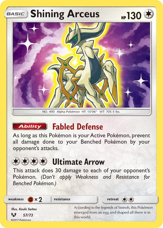 Arceus iridescente - Leggende Iridescenti 057/073 [ Italiano / Inglese ]