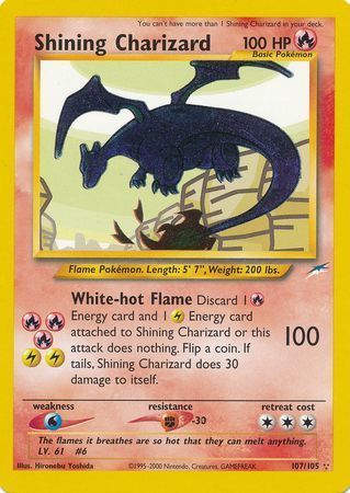 Shining Charizard - Neo Destiny 107/105 [ Italiano / Inglese ]
